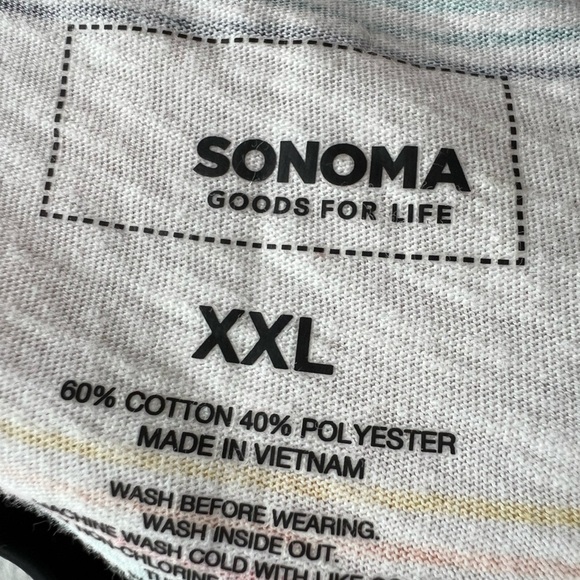 Striped tank, rainbow tank for summer, plus size tank - Picture 4 of 4